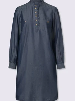 Robe chemisier qualité denim