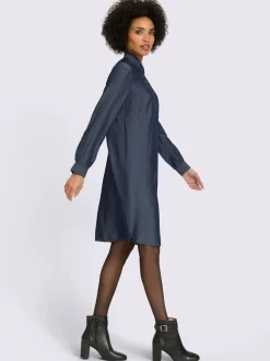 Robe chemisier qualité denim