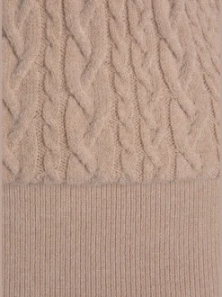 Robe courte en tricot à encolure ronde et manches longues
