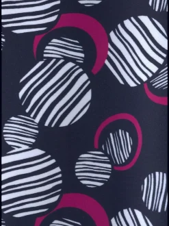 Robe de bain à col V avec jupe à motifs marins