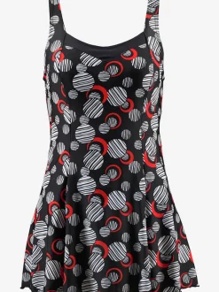 Robe de bain à col V avec jupe à motifs marins