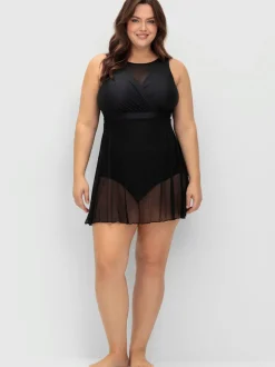 Robe de bain superbe aspect cache-cœur