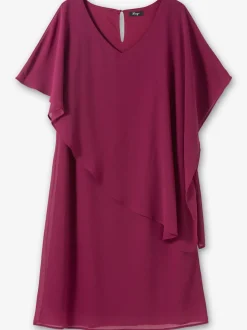 Robe de cocktail style cape