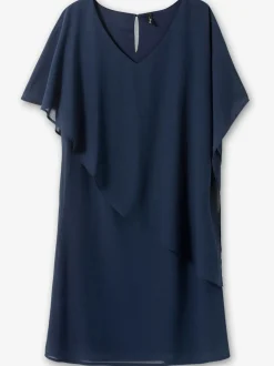 Robe de cocktail style cape