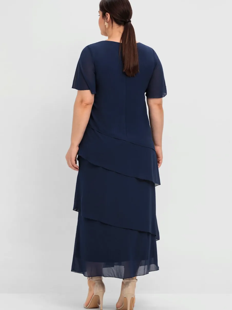 Robe de cocktail style superposé