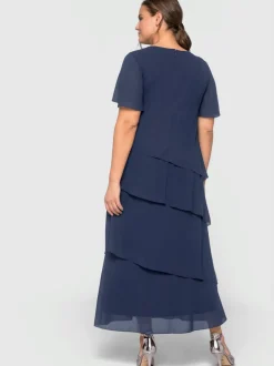Robe de cocktail style superposé
