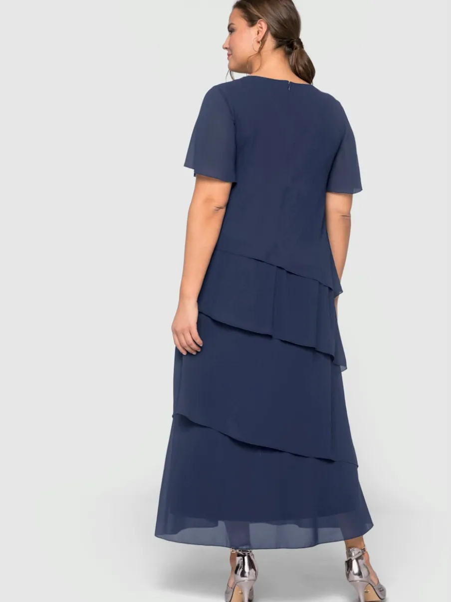 Robe de cocktail style superposé