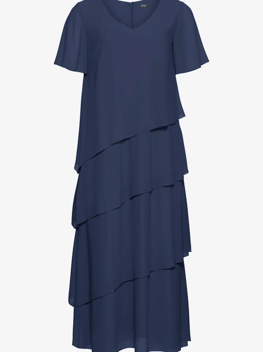 Robe de cocktail style superposé