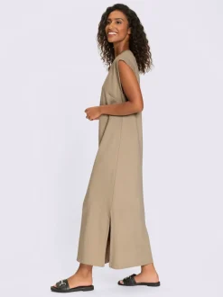 Robe de loisirs sans manches avec fentes latérales