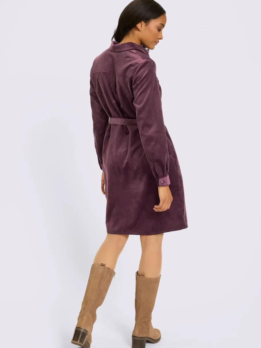 Robe de loisirs velours fin