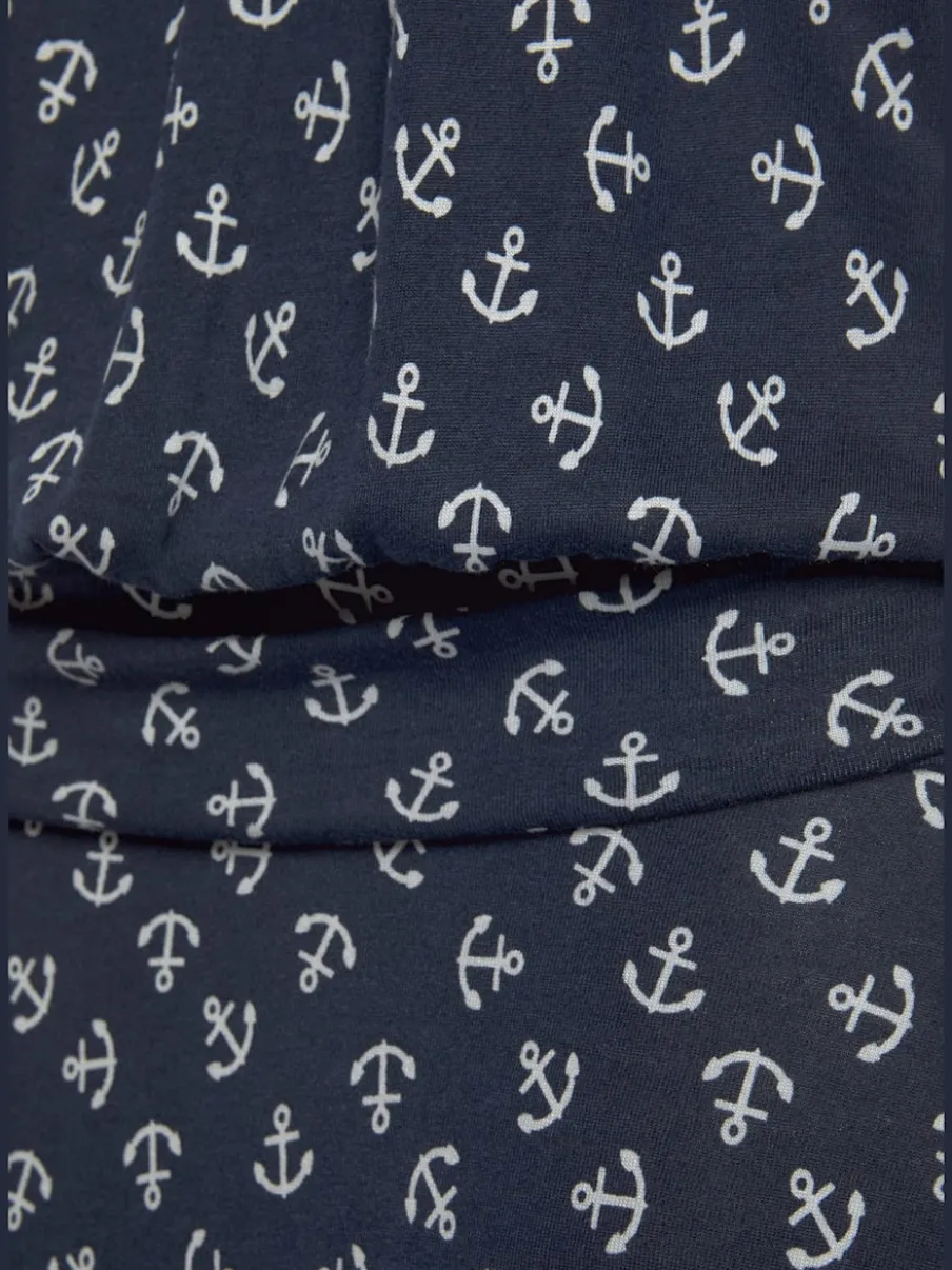 Robe de plage avec encolure froncée et bretelles réglables