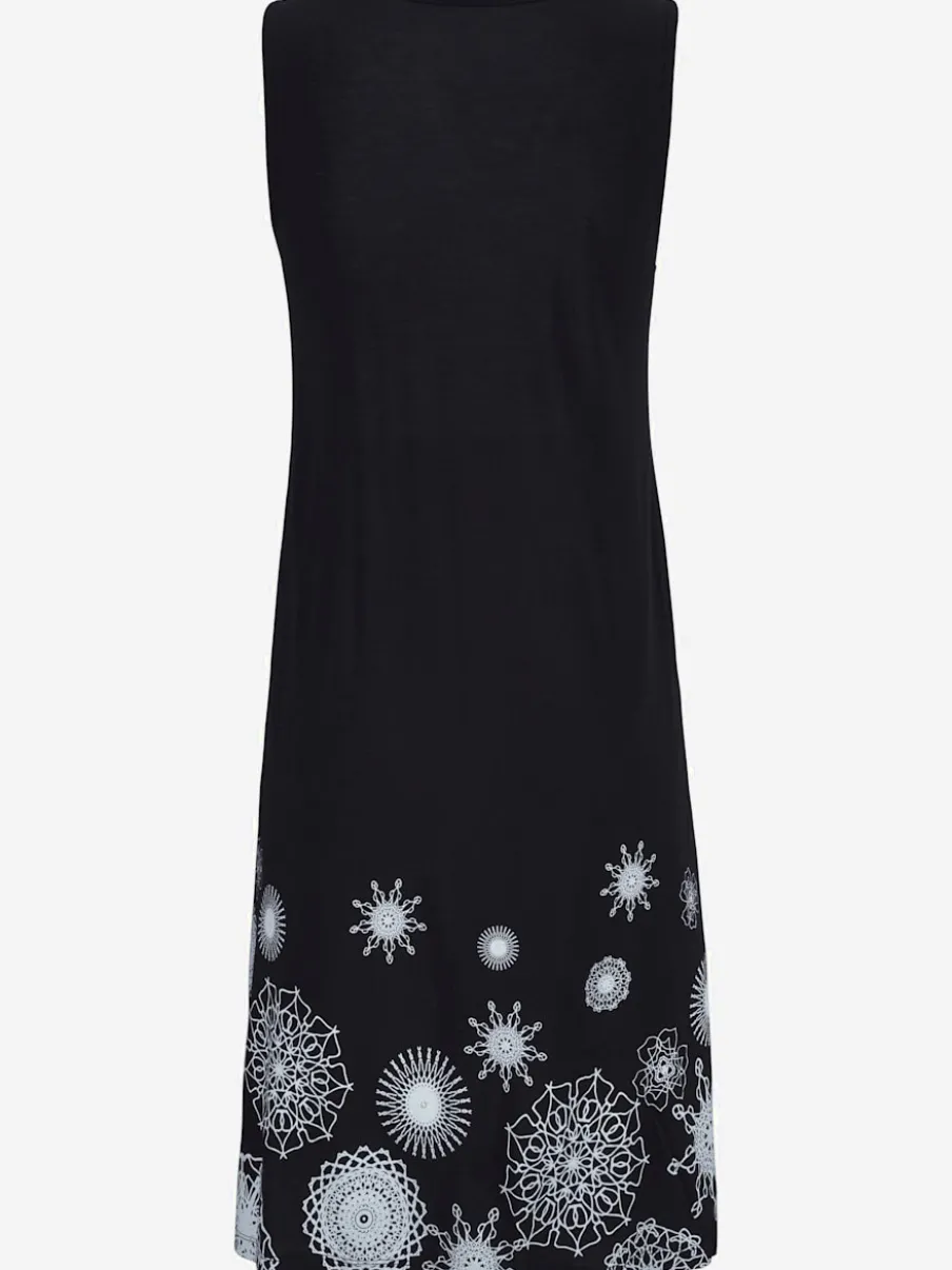Robe de plage avec plis et jolis motifs imprimés