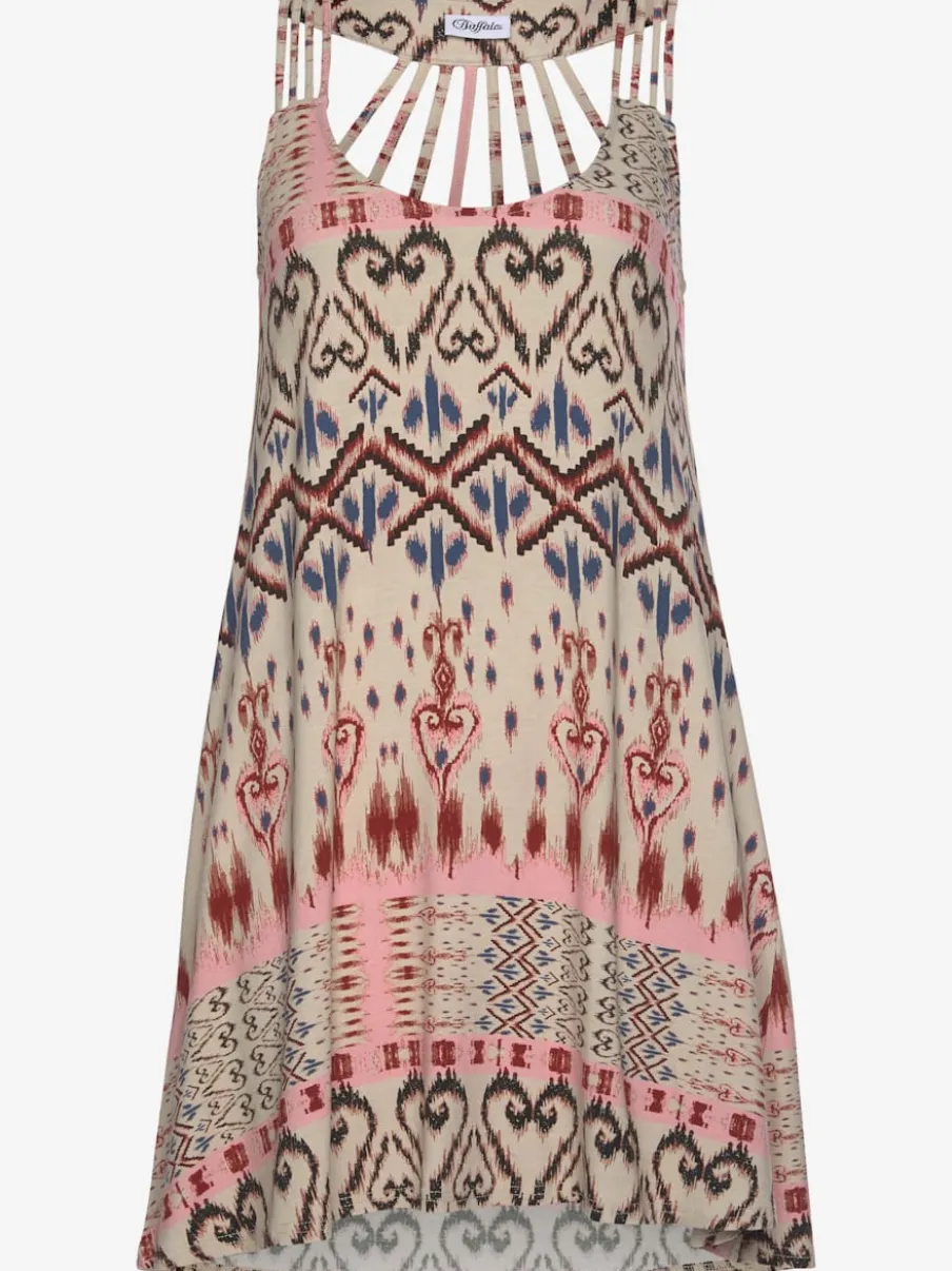 Robe de plage à décolleté plongeant avec brides au dos