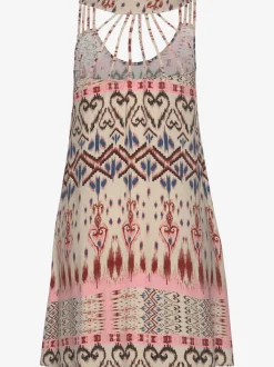 Robe de plage à décolleté plongeant avec brides au dos