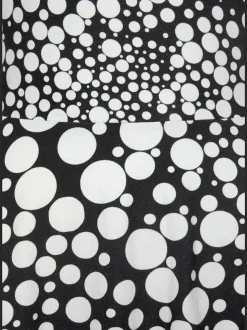 Robe de plage évasée à motif graphique avec débardeur
