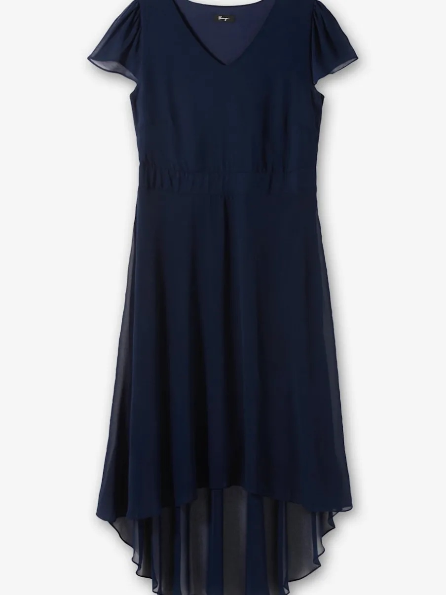 Robe de soirée manches chauve-souris affinantes