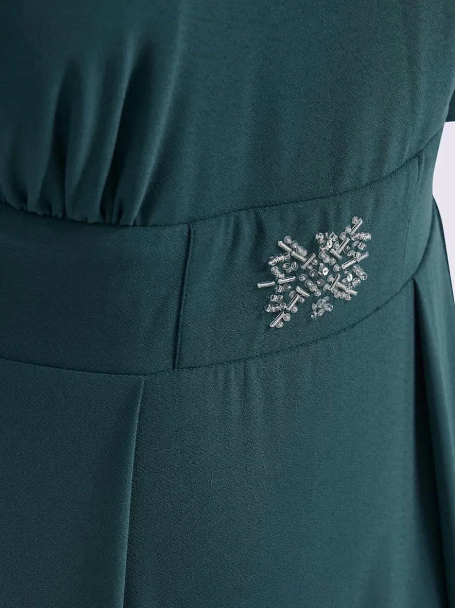 Robe de soirée superbe aspect cache-cœur
