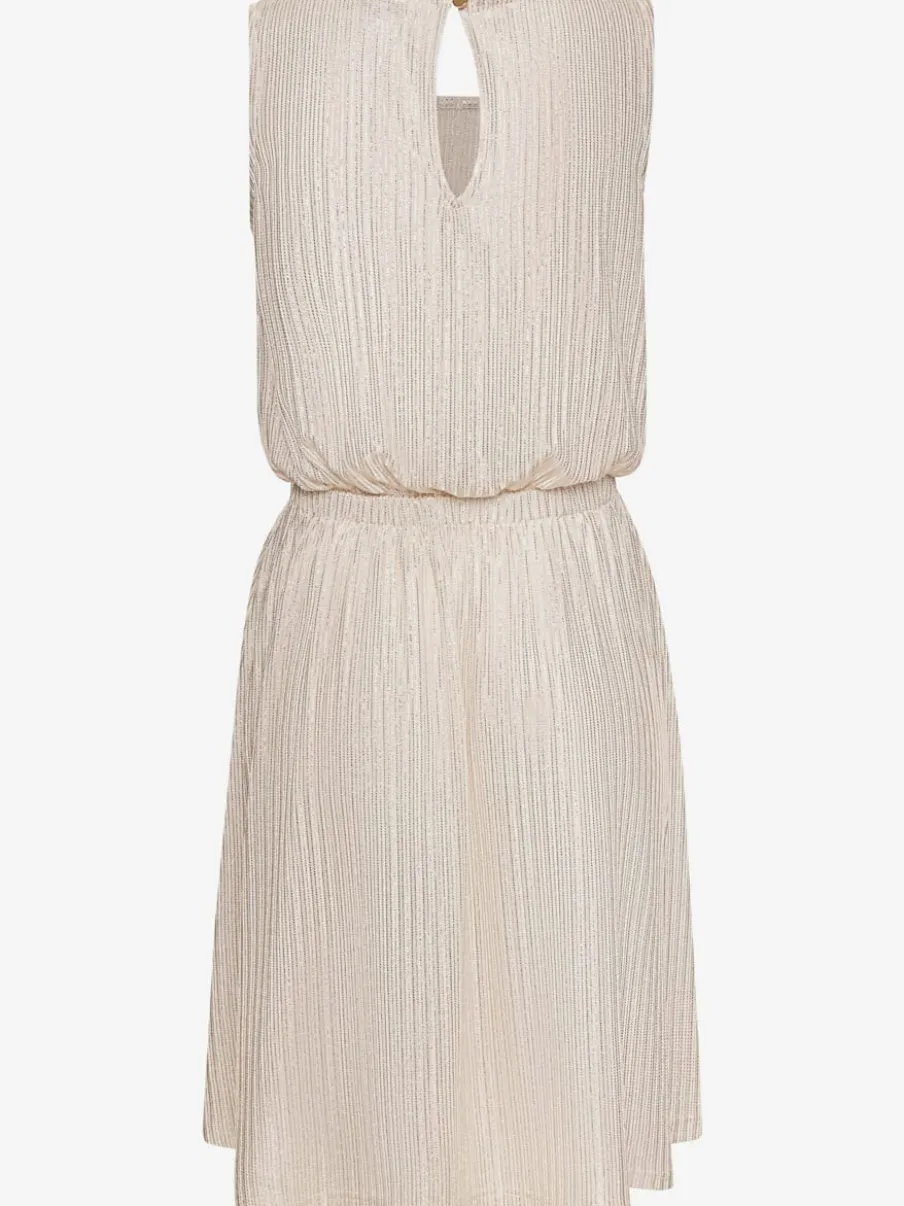 Robe d'été avec fente au dos et taille élastique