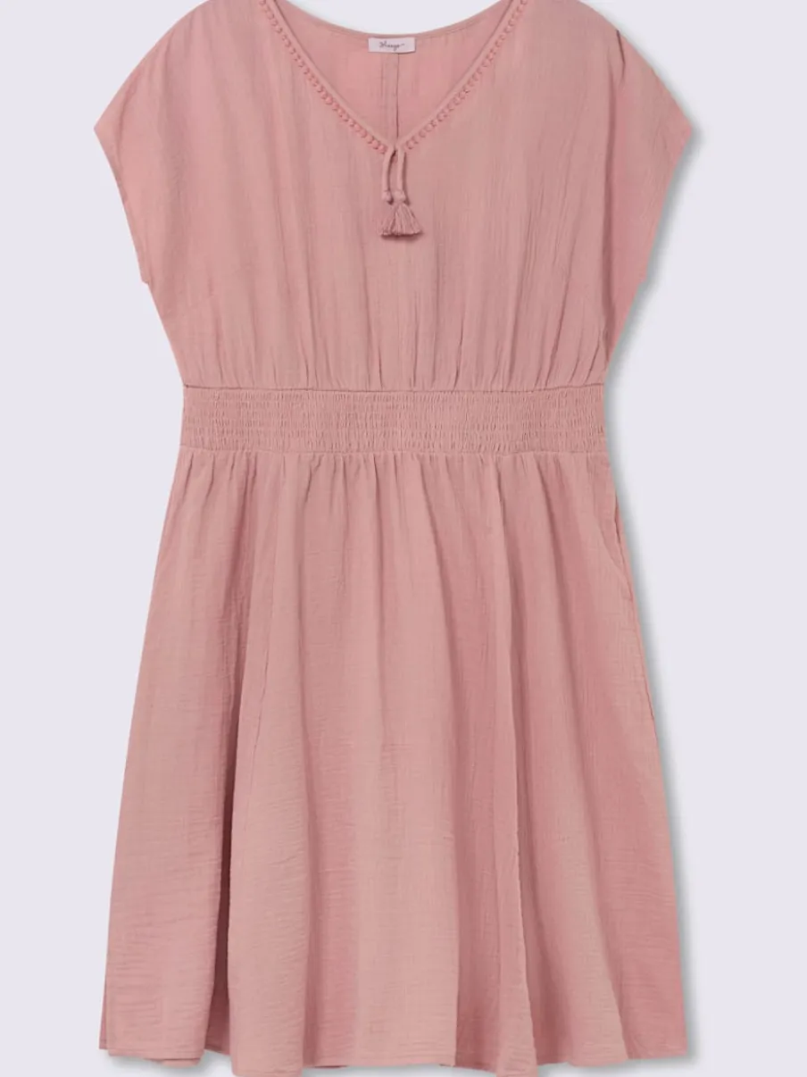 Robe d'été encolure en v affinante
