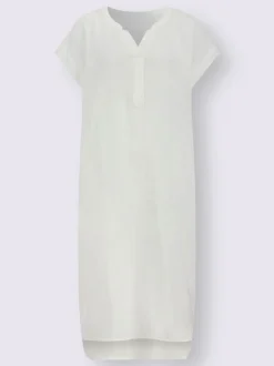 Robe d'été en mousseline avec poches et fentes latérales