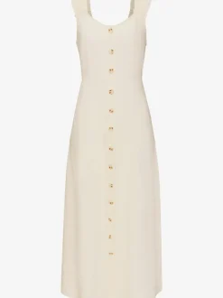 Robe d'été imprimée avec encolure en V froncée