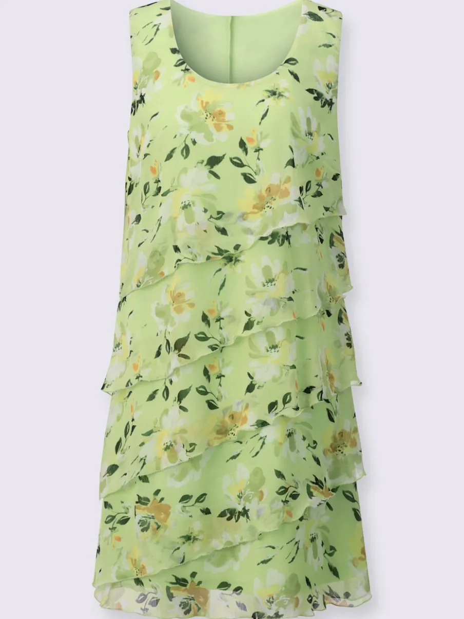 Robe d'été légère avec volants et détails floraux