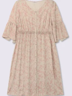 Robe d'été manches trompette 3/4