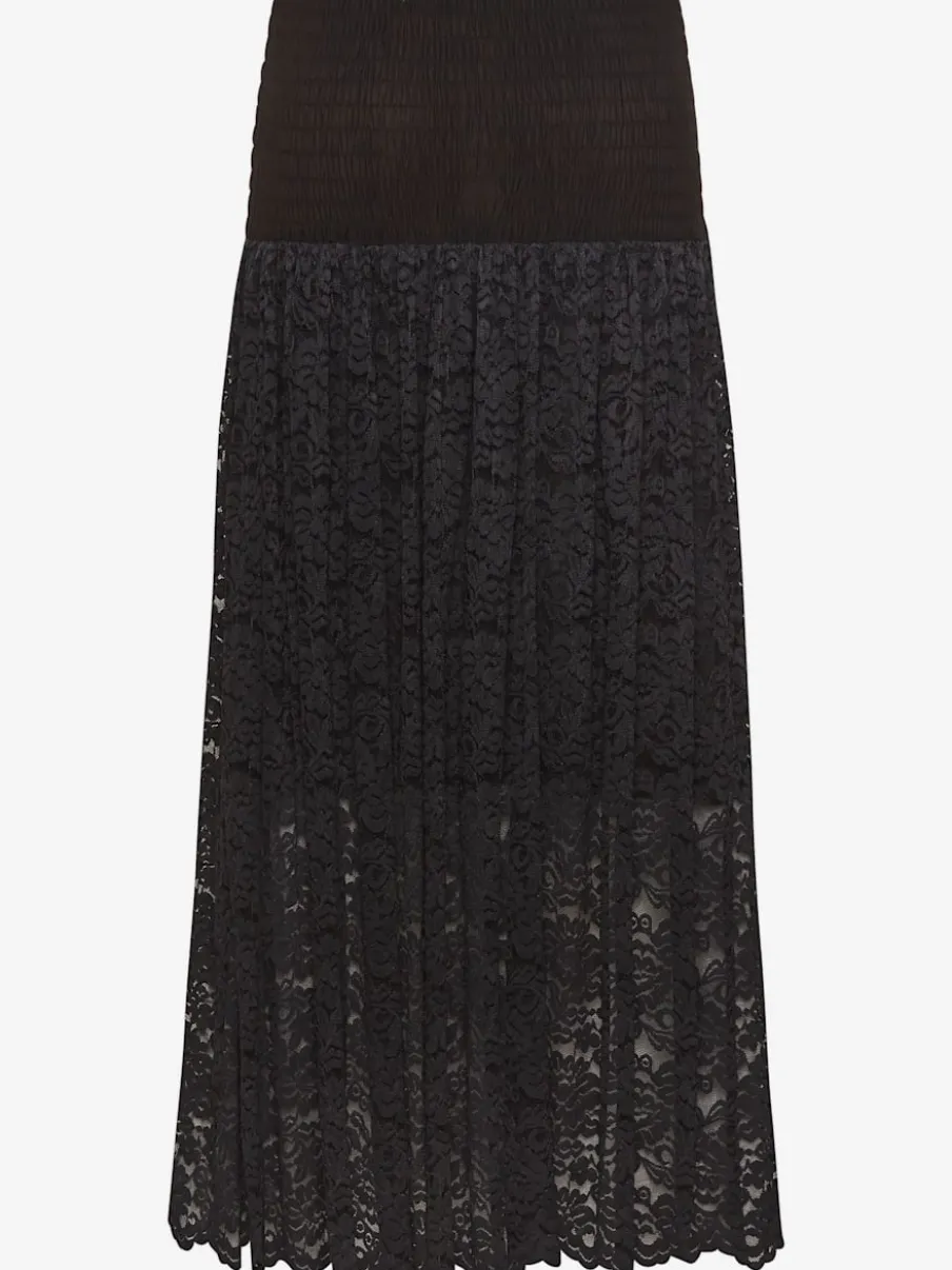 Robe 2 en 1 avec bandeau et jupe longue en dentelle