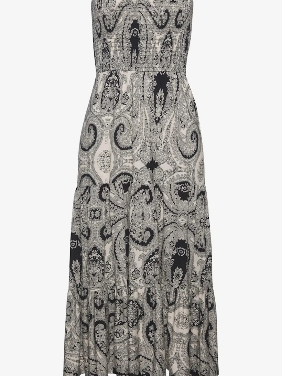 Robe 2 en 1 avec ceinture smockée et jupe volants