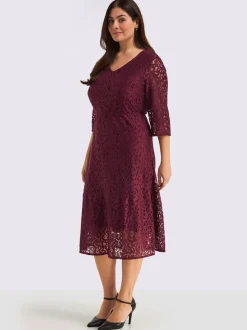 Robe en dentelle superbe dentelle