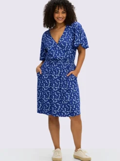 Robe en jersey encolure en v affinante