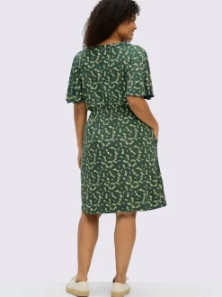 Robe en jersey encolure en v affinante