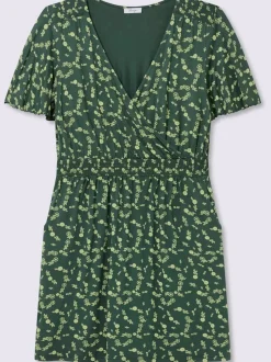 Robe en jersey encolure en v affinante