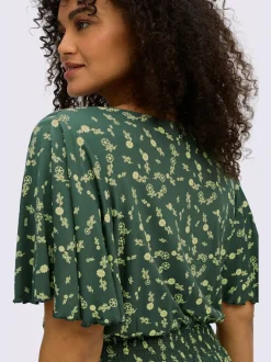 Robe en jersey encolure en v affinante
