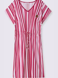 Robe en jersey encolure en v affinante