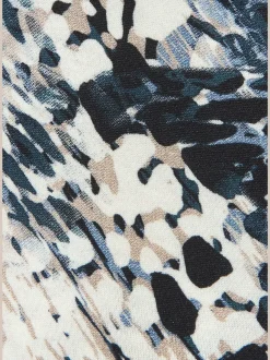 Robe en jersey à encolure en V avec effet cache-cœur et nœud