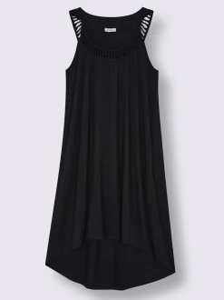 Robe en jersey encolure raffinée