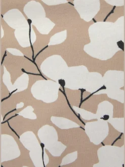 Robe en jersey à encolure ronde avec motif floral
