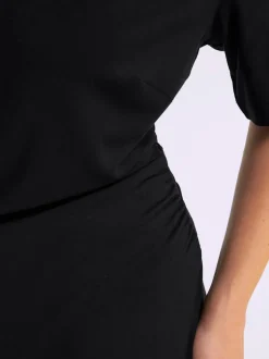 Robe en jersey mancherons