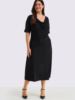 Robe en jersey mancherons