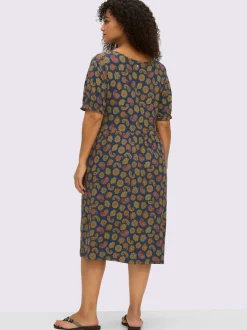 Robe en jersey motif paisley