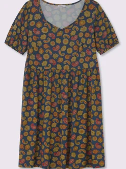 Robe en jersey motif paisley