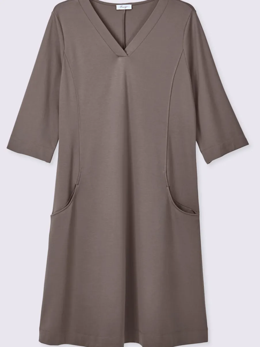Robe en jersey qualité interlock indéformable