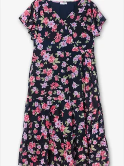 Robe en mousseline encolure en v affinante