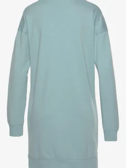 Robe en sweat à col rond avec poches et grand logo