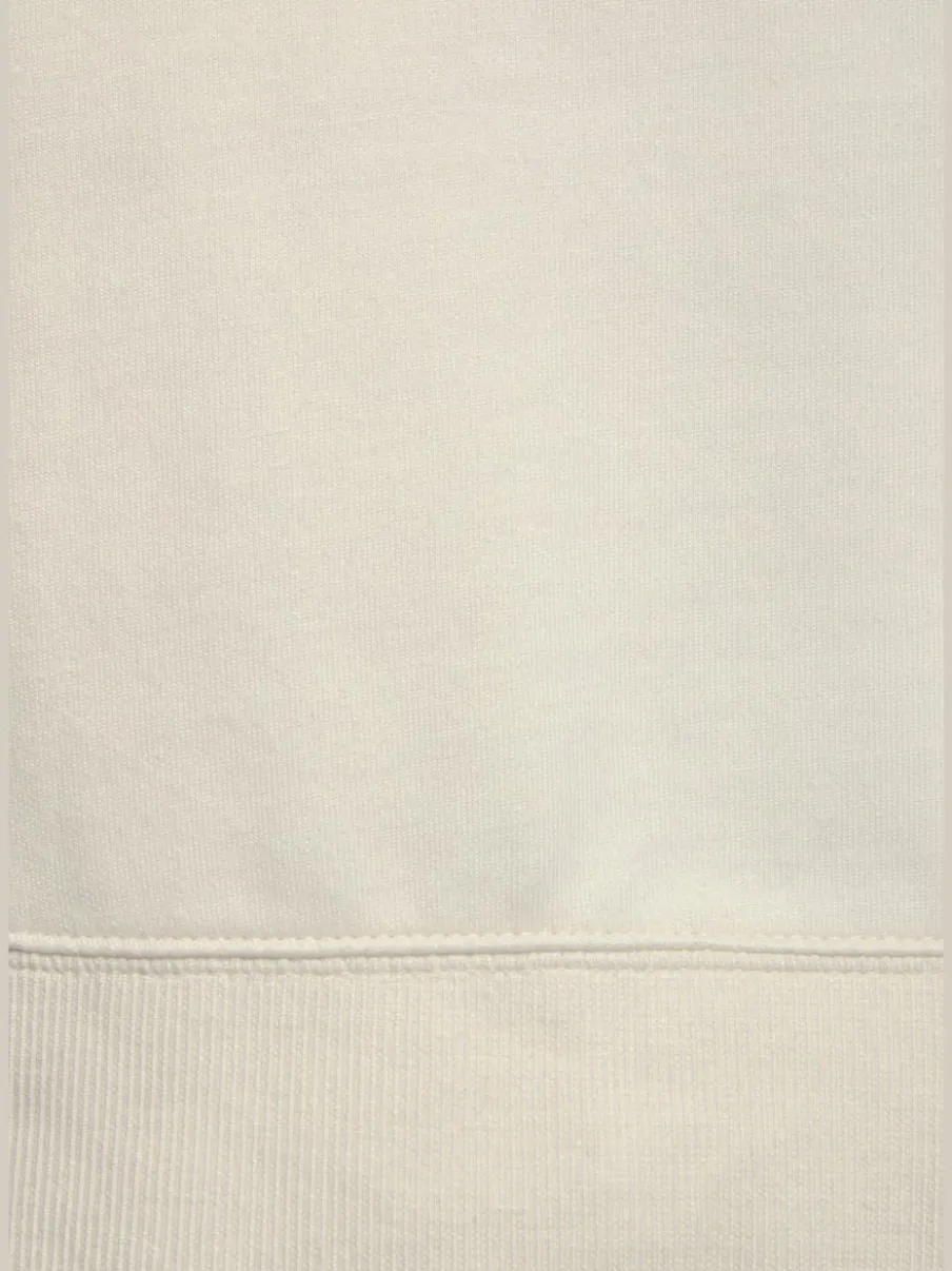 Robe en sweat à col rond avec poches et grand logo