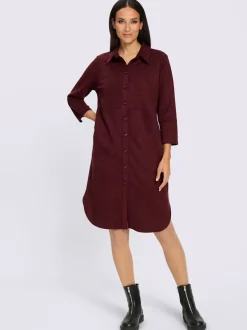 Robe en synthétique toucher velouté