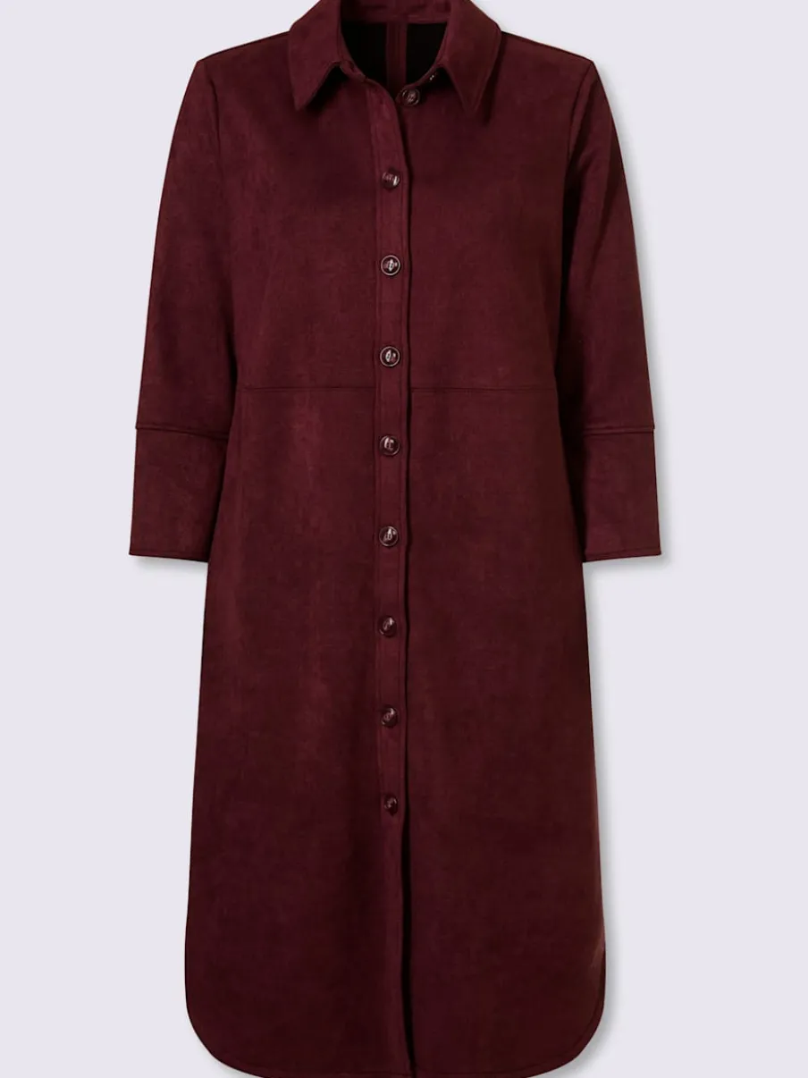 Robe en synthétique toucher velouté