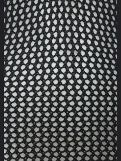 Robe en tricot à encolure ronde et manches longues avec motif ajouré