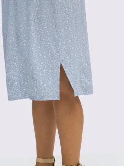 Robe à fleurs motif minimaliste
